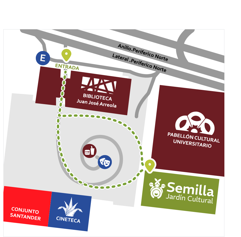 Mapa de Semilla Jard&iacute;n Cultural